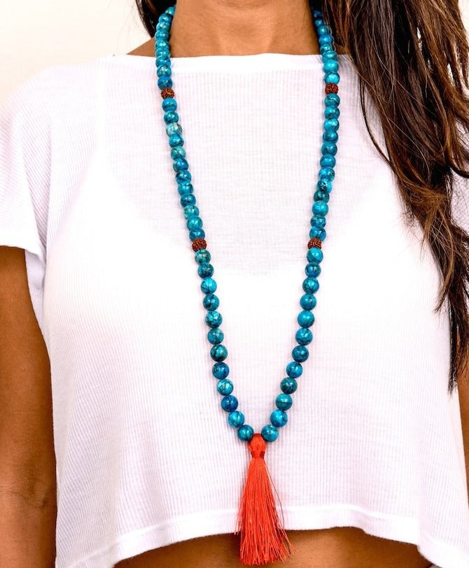 womens-stone-necklace-prayer-beads-blue-tassel