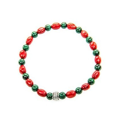 mens-jewelry-bracelet-malachite-red-coral-silver