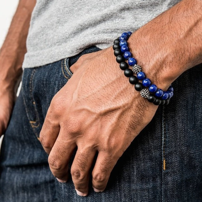 Mens-stone-bracelet-blue-black-cz-diamond
