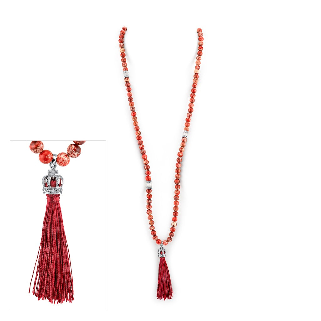 womens-jewelry-necklace-rose-jasper-tassel